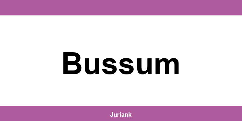 Contact en adres van de rechtbank in Bussum