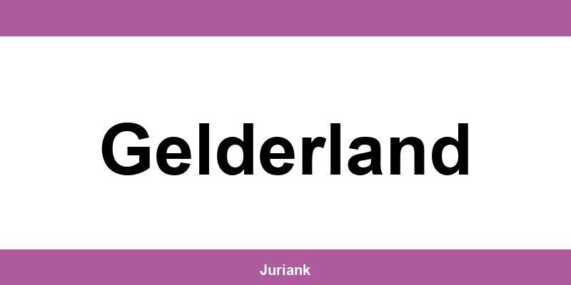 Contact en adres van de rechtbank in Gelderland