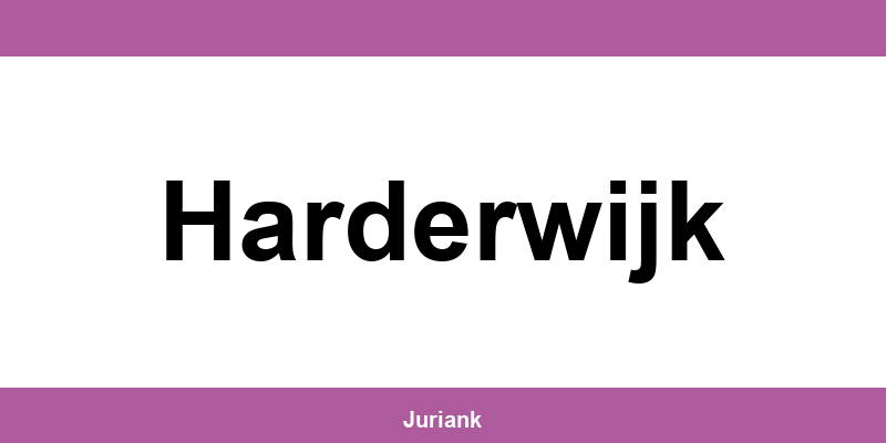 Contact en adres van de rechtbank in Harderwijk