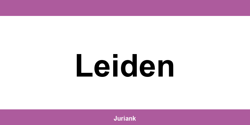 Contact en adres van de rechtbank in Leiden