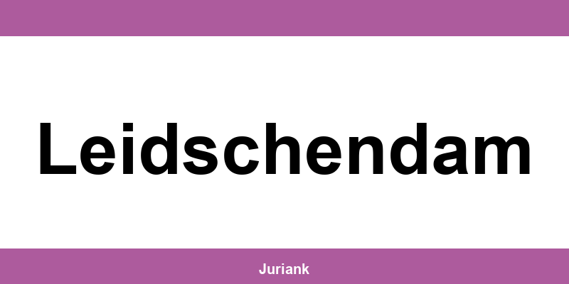 Contact en adres van de rechtbank in Leidschendam