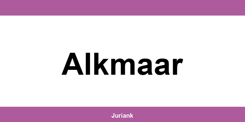 Contact en adres van de rechtbank in Alkmaar